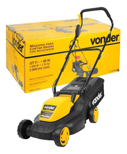 Cortador De Grama Elétrico Vonder Mgv 1001 1000w 110v