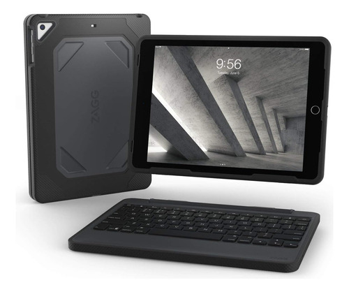 Funda Para iPad Air 4 Zagg Duradera Con Teclado Bluetooth Ne