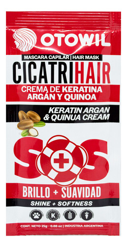 Otowil Cicatrihair Mascara Keratina Argan X24 Sobres 3c