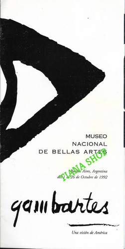 Catálogo Exposición Leonidas Cambartes__mnba_año 1992