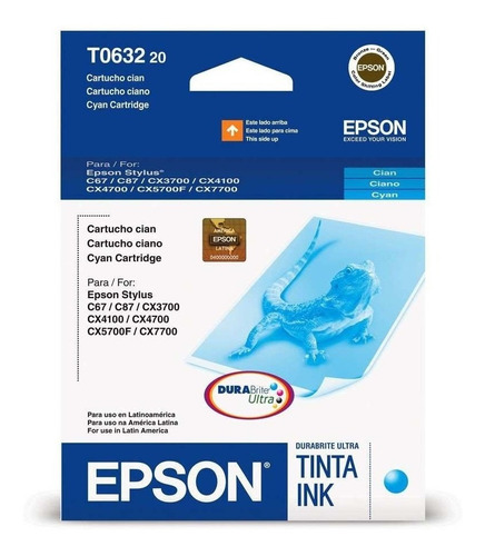 Cartucho Original Epson T063220 T063 C67 C87 Cx-3700 Cx4700