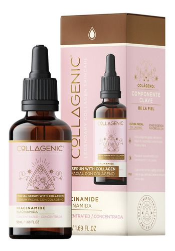 Imagen 1 de 7 de Serum Facial 50ml 10% Niacinamida Y Colageno Hidrolizado