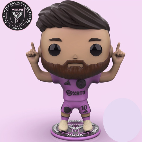 Funko Messi Inter Miami Archivo Stl