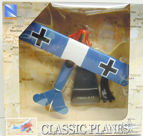 Avión De Combate 1/48 Fokker D.vii Capitán Rudolf Berthold Color Azul