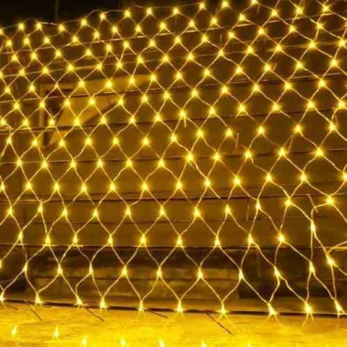 Imagen 3 de 10 de Malla 240 Led Navidad 3x2 Metros Pascuero Blanco Calido