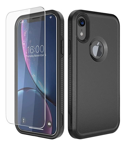 Diverbox Para Teléfono Xr Case [protector De Pantalla De Vid