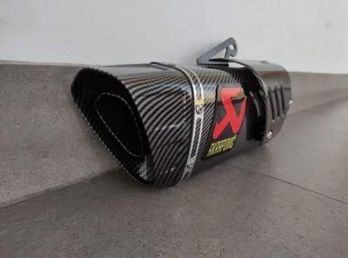 Tubo Escame Moto Tronador Tipo Carbono, Nuevo + Envío Gratis