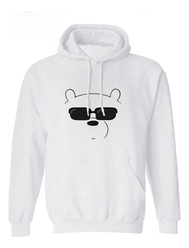 Sudadera Con Capucha Oso Con Lentes Negros Cool 309