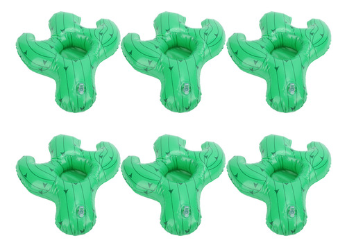 Posavasos Flotantes Con Soporte Inflable Para Piscina, 10 Un
