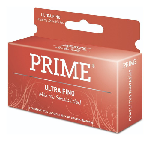 Preservativo De Látex Prime Ultrafino X 12 Un