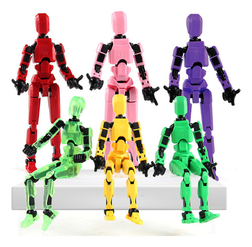 9 Pieces 3d Movable Joints Model Lucky 13 Dolls