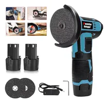 Comprar Mini Esmeriladora Angular Inalámbrica 12v 75mm 2 Baterías