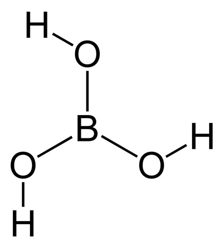 Imagen 2 de 5 de Acido Bórico 1 Kg - Grado Técnico - Químicaxquimicos
