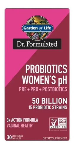 Garden Of Life | Probiotics Women Ph | 50 Billion | 30 Vcaps