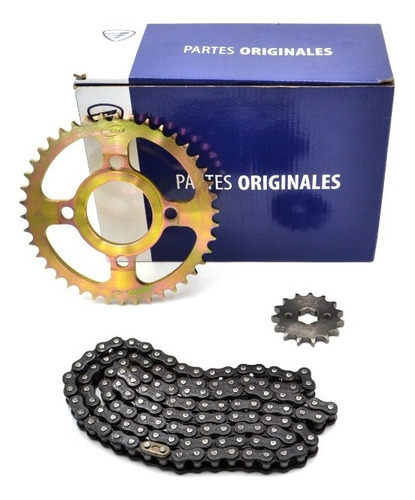 Kit Arrastre Italika Original Cadena Rt180 2011-13 F0203ks05