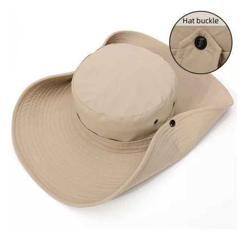 Sombrero De Pescador Plegable De Ala Ancha