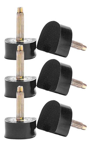 3 Pares Taco De Talón Antideslizante Tapas De Para 12x12mm