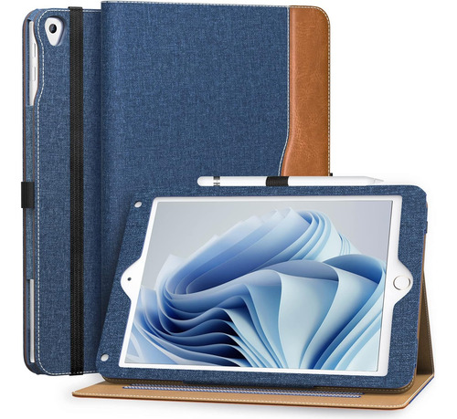 Funda Moko iPad 9.7 (2018/2017/2016) iPad Air 2 Y 1 Azul