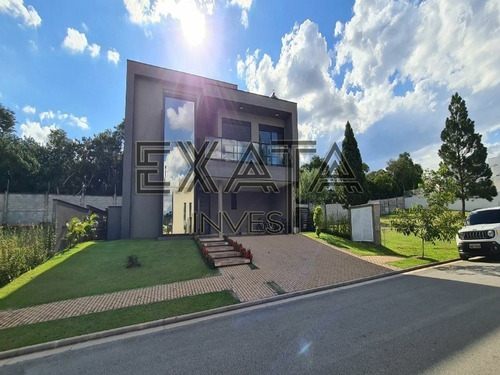 Imagem 4 de 30 de Condomínio Alphaville Granja Vianna, Moderna E Linda Com 4 Suítes 1 Master E Outra No Térreo, Gourmet, Piscina C/hidro 8 Pessoas! Impecável. - Ca00573 - 69232198