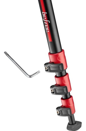 Imagen 6 de 9 de Tripode Manfrotto Befree Rojo + Bolso - Envios !