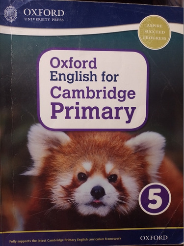 Oxford English For Cambridge Primary 5 S Book Buen Estado