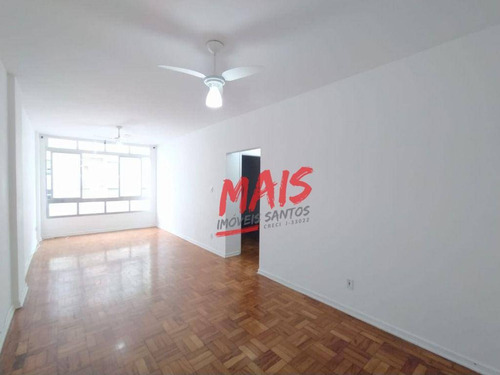 Imagem 2 de 10 de Apartamento Com Vista Para O Mar, 1 Dormitório, 60 M² - Aparecida - Santos/sp - Ap4960