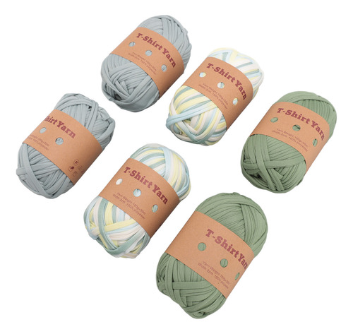 Camiseta Carpet Yarn De 6 Rollos, Suave, Elástica, Lavable