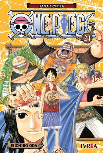 ONE PIECE, de Eiichiro Oda. One Piece, vol. 24. Editorial Ivrea, tapa blanda en español, 2009