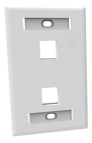 Furukawa 35050053, Faceplate 2 Puertos Plano Ul Placa Abs