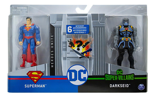 Liga Da Justica Pack - Superman E Darkseid Sunny Brinquedos