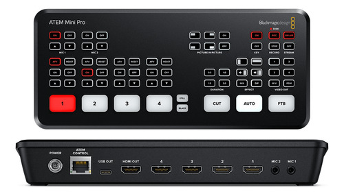 Switcher Atem Mini Pro Iso Hdmi Blackmagic Live Stream