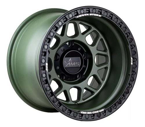 Llantas 15x10 5x139.7 Et-44 Olive Drab Green/matte Black Riv