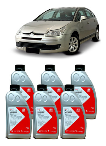 Kit Troca 6 Lts Oleo Cambio Atf Febi C4 2.0 16v 2009 A 2013