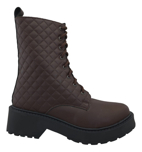 Botas Botines Mujer Combat Boots Raul Coss 11-0806 Cafe