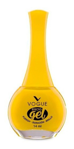 Vogue efecto gel esmalte de uñas color alegria de 14ml