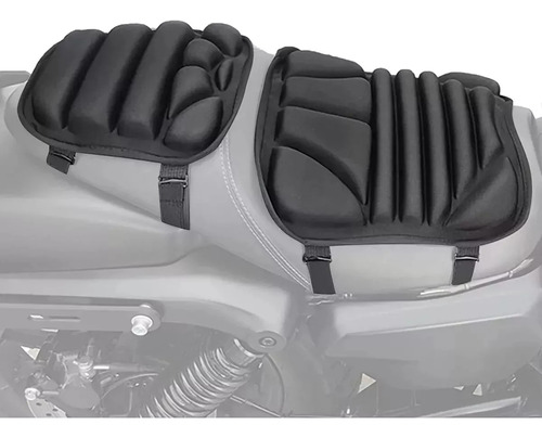 Moto Amortiguador Y Transpirable Asiento Doble 3d Cojín