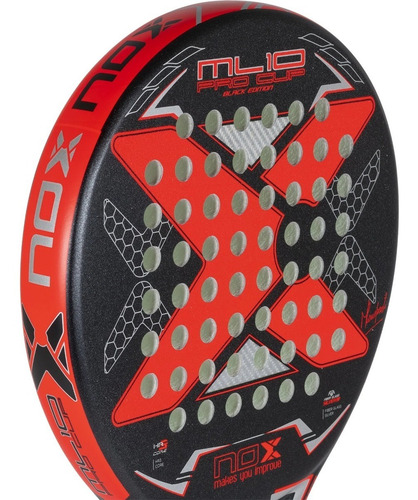 Imagen 4 de 7 de Pala Padel Nox Ml 10 Pro Cup Edición Arena Black
