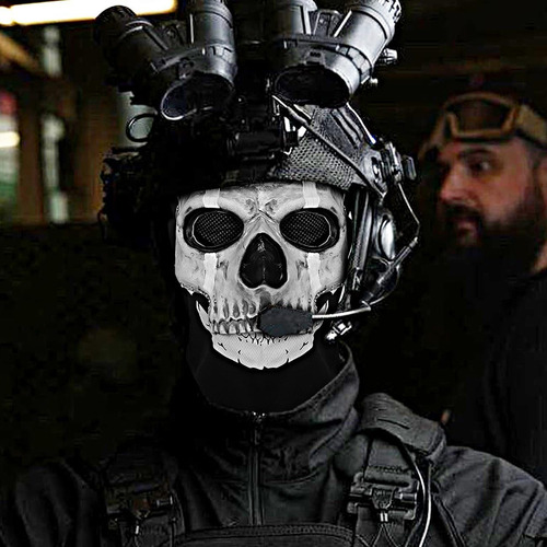 Máscara Joukavor Ghost Call Of Duty Cod Ghost Mw2 Máscara Ca