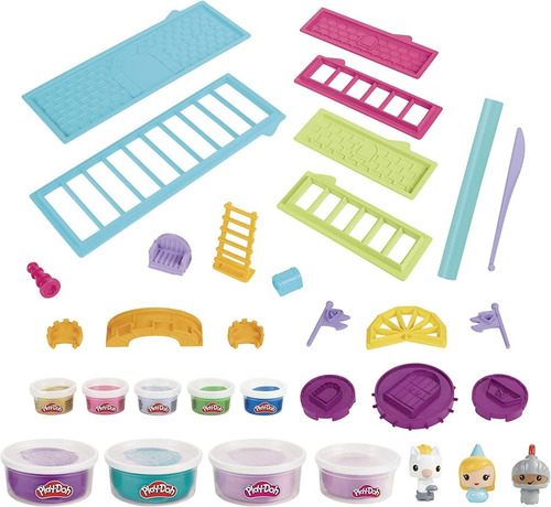 Imagen 8 de 10 de Play Doh Kit Castillo Encantado Niña Niño Producto Original