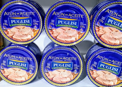 Imagen 2 de 8 de Atun En Aceite Puglisi Lata 170 Grs X 6 Unidades