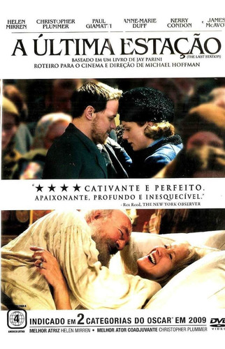 Dvd A Última Estação (vida Leo Tolstoi) Chris. Plummer + | Frete grátis