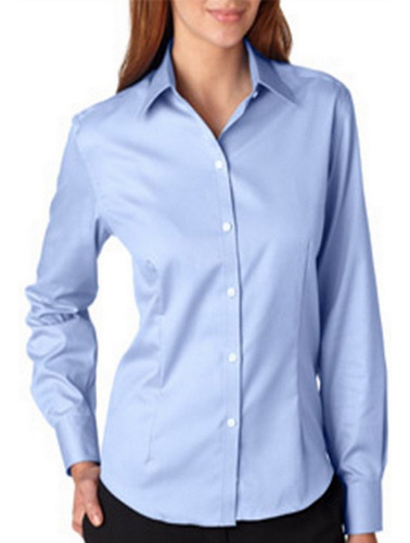 Van Heusen Mujeres No Iron Pinpoint Oxford B004snkzm8_190324