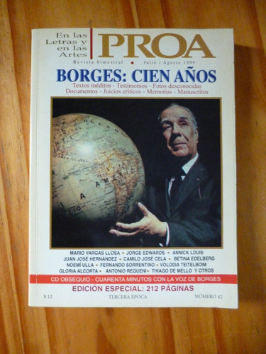 Proa. Borges: Cien Años (impecable). No Incluye Cd
