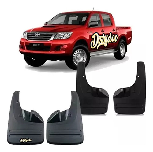 Kit X4 Barreros Delanteros + Traseros Toyota Hilux 2005/2015