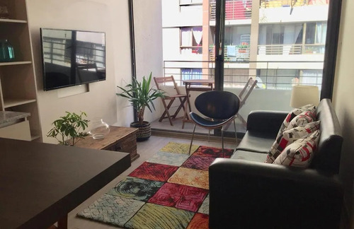 En Venta Departamento Equipado 1d 1b Centro De Santiago
