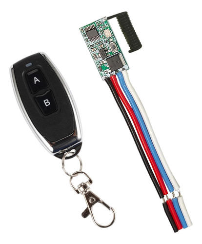Mini Interruptor De Control Remoto Inalámbrico Rf 433mhz 12v