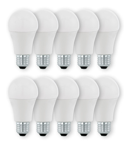 Pack 10 Ampolletas Led E-27 15w Calidas O Frias Sec / Hbled 