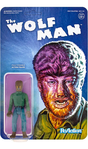 Super 7 Figura Reaction Universal Monsters The Wolf Man