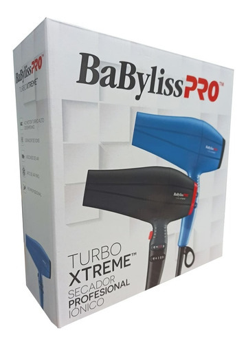 Secador Babylisspro Profissional Turbo Xtreme 2200w Cor Azul 110V