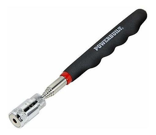 Powerbuilt 8 Lb Encendido Led Telescópica Retriever Magnétic